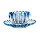 thumbnail image 4 of Lotus Bowl Fruit Bowl Patrón De Flores Para El Día De La Madre Navidad Inauguración De La Casa Azul, 4 of 5