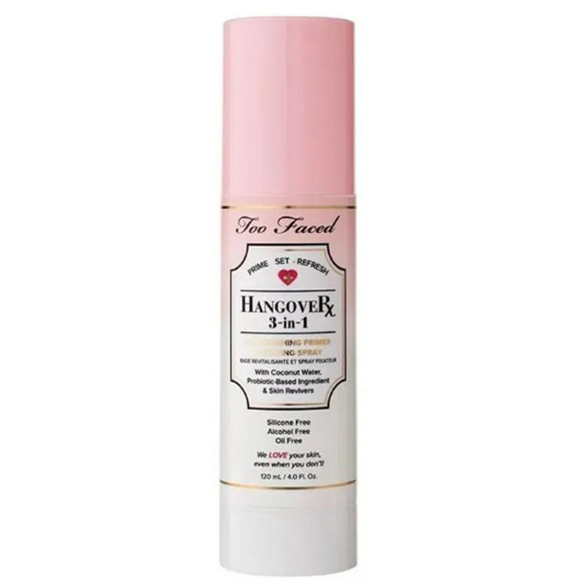 Spray Fijador Y Base Hangover 3 En 1 En Tamaño De Viaje 30ml Too Faced