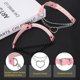 thumbnail image 3 of Gargantillas de Cuero PU, Gargantillas de Corazón de Amor Collar Gótico Punk Grunge Emo para Mujeres, Negro/Plata Rosa, 2 Piezas, 3 of 6