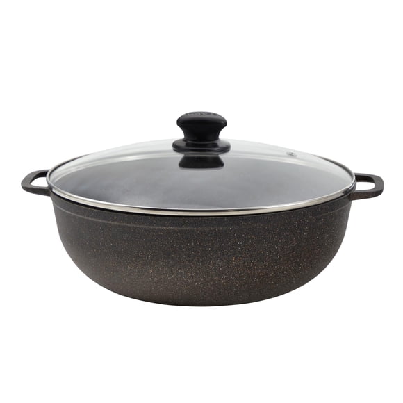 Utensilios de cocina IMUSA Fuzion Caldero de aluminio fundido de 3.5 L con tapa