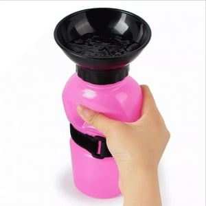 Defensor Forever - Botella De Agua De Paseo Para Mascotas 500Ml Rosado