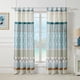 thumbnail image 1 of Cortinas Greenland Home Fashions Thalia de terciopelo, color azul, 84 x 42 cm, 1 of 8