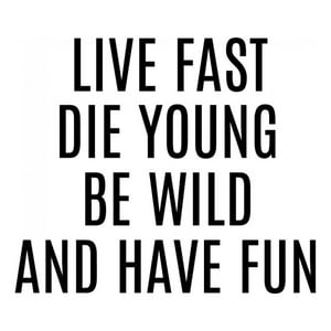 Rienda Libre Graphics - Decomural Live Fast Die Young Lana Del Rey Ws-44053