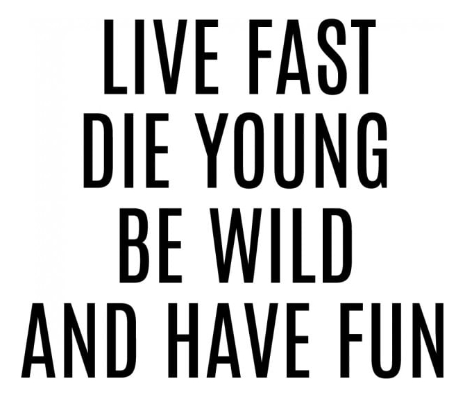 Rienda Libre Graphics - Decomural Live Fast Die Young Lana Del Rey Ws-44053