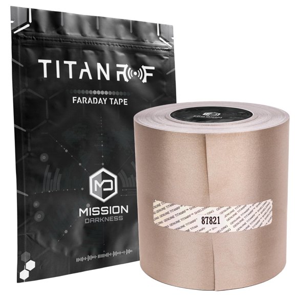 Cinta Faraday Mission Darkness Titan RF 15,24 cm x 50 m