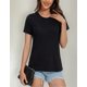 thumbnail image 1 of Pack 3 Camiseta Básica Manga Corta Con Bambú Mujer 3 Negro Liso Xxl, 1 of 3