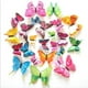 thumbnail image 1 of 12pcs Colorful Simulation Butterfly Wall Stickers, Double-Layer 3D Wall Stickers, Bedroom Decorations, 1 of 5