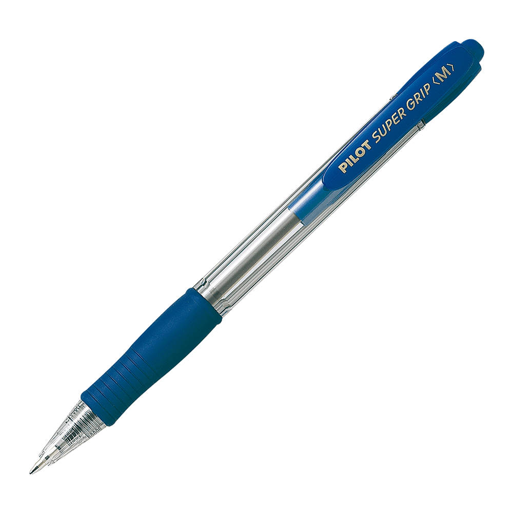 Pack 5 Lápices Pilot Lapiz Pasta Super Grip 1.0 Azul