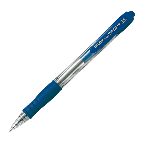 Pack 5 Lápices Pilot Lapiz Pasta Super Grip 1.0 Azul