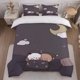thumbnail image 1 of Sleeping Bear Themed Bedding Set Three-Piece Duvet Cover and Pillowcase Set, 1 of 5