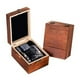 thumbnail image 4 of Juego de piedras para vaso de whisky con pinzas, regalo único para novio, hermano, esposo, cumpleaños y aniversario., 4 of 8