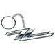 thumbnail image 1 of Llavero ZZ Top Twin Zees Logo Metal Plateado, 1 of 1