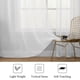 thumbnail image 4 of Cortinas MIULEE Blancas Transparentes 137x213 cm 2 Paneles, 4 of 7