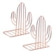 thumbnail image 5 of Sujetalibros De Metal Para Libros, Soporte Para Libros, Soporte Para Estantería, Soporte De Oro Rosa, 5 of 5