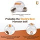 thumbnail image 5 of Pelota de ejercicio para hámster Happy Habitats, transparente, 7 pulgadas, 5 of 7