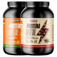 Gohard - Pack Proteinas Vegetales 2Kg Total Naranja Zanahoria - Capuccino