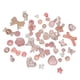 thumbnail image 5 of Cuentas De Acrílico Transparente Bowknot Love Heart Para Pulseras DIY Crafts Pink, 5 of 5