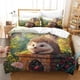 thumbnail image 1 of x156 Bed Sheets Cute animal Hedgehog Quilt Cover, Comforter Cover Bedding Set for Kids Boys And Girls Piece Set with Zipper Closure 3-Piece Bedding Set (1 Duvet Cover + 2 Pillow Shams) nj156, 1 of 5