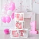 thumbnail image 5 of Cajas de globos para bebés Voircoloria con letras para revelar el género, 5 of 7