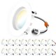 thumbnail image 1 of Luminaria Sunco Lighting 4" LED Regulable para Empotrar Paquete de 16, 1 of 6