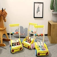 Genérico - Andador Madera 2En1 Empujar Cochecito Primer Paso Niños Lau