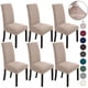 thumbnail image 1 of Fundas para sillas de comedor NORTHERN BROTHERS, juego de 6 unidades, color caqui, 1 of 7