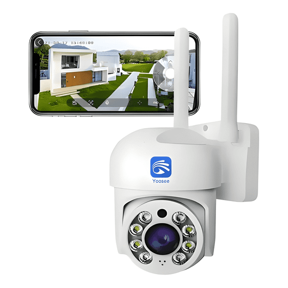 Camara Seguridad Exterior Yoosee Wifi 2mp Bazuca Negro