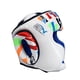 thumbnail image 4 of Casco De Boxeo Protector De Cabeza Cuero Sintético Suave Para Lucha Libre Juvenil Blanco S, 4 of 5