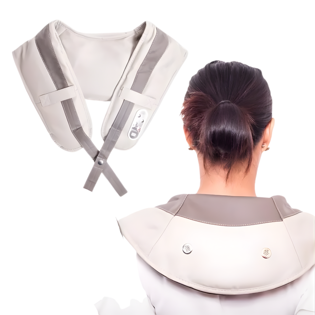 Genérico - Masajeador Cervical Cuello Hombros Con Calor Infrarrojo