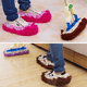 thumbnail image 3 of Pantuflas para fregar, cubrezapatos, quitapolvo, pantuflas, limpieza de suelos, casa, lavables, 3 of 5