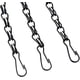 thumbnail image 4 of Cadenas colgantes para macetas, paquete de 5, de 20 pulgadas, color negro. Cadenas de repuesto para macetas, comederos para pájaros, jardineras, faroles y adornos., 4 of 7