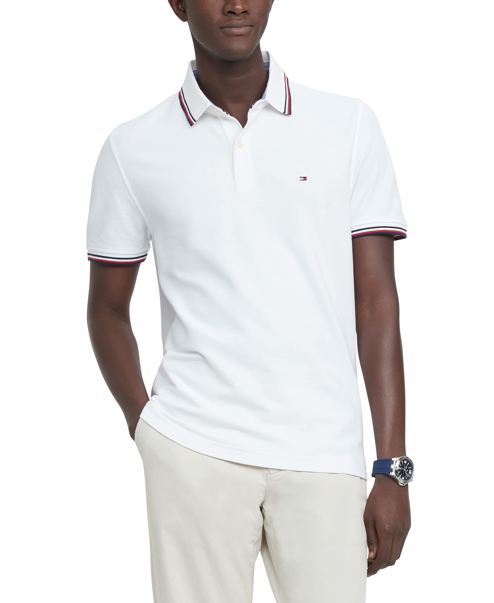 Polo Tommy Hilfiger Sport Que Absorbe La Humedad Para Hombre