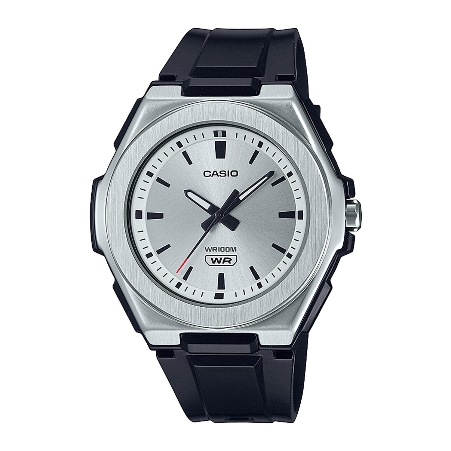 Reloj Casio Lwa-300H-7E2Vdf Resina/Acero Hombre Plateado Plateado