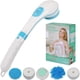 thumbnail image 1 of Fregador de cuerpo eléctrico de silicona, Fregador de espalda para ducha, Cepillo impermeable de mango largo, Cepillo de baño recargable para limpieza, Exfoliante, Masaje de la piel (azul), 1 of 3