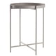 thumbnail image 1 of Mesa Lateral Auxiliar Metal Gris Piedra 38X50Cm, 1 of 2
