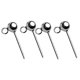 thumbnail image 1 of 4pcs S925 Pendientes De Perno Prisionero De Bola De Plata Esterlina Backs Jewelry Silver 5mm, 1 of 5