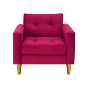 Bodevir - Sofa Retro 1C Felpa 01 Burdeo