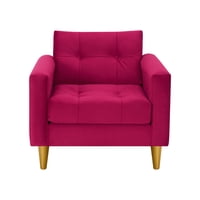 Bodevir - Sofa Retro 1C Felpa 01 Burdeo