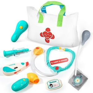 Kit Médico Uloveme Para Niños De 3 A 5 Años Con Estetoscopio Y Bolsa