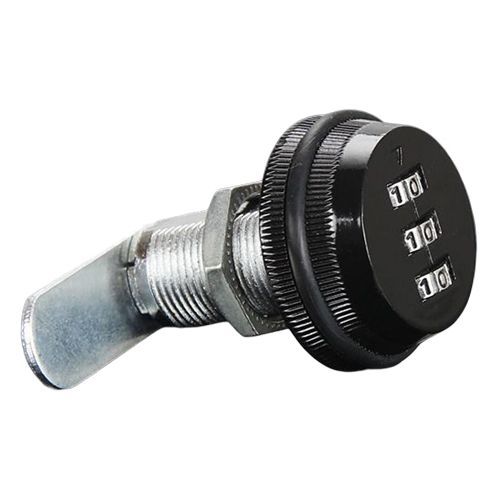 Ioensy - Código De Digitaces Seguro Del Cajón Del Gabinete De La Cerradura De La Leva De La Combinación Para El Negro Sin Llave Del Buzón De Correo