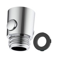 Magideal - Válvula De Cierre Del Cabezal De Ducha Válvula De Control De Volumen De Ducha Conexión Estándar Válvula De Control De Flujo De Agua G1/2 Para Ducha De Plata