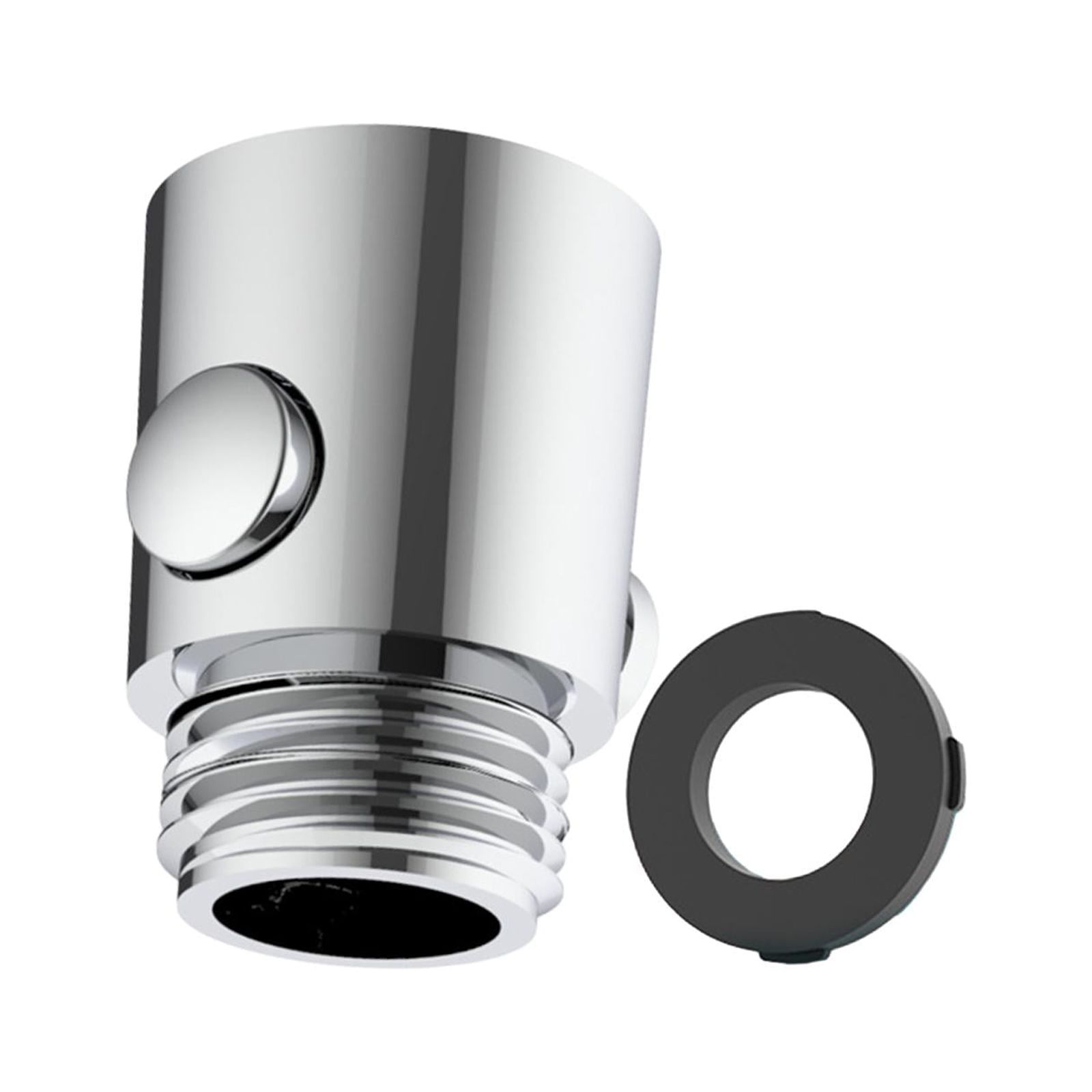 Magideal - Válvula De Cierre Del Cabezal De Ducha Válvula De Control De Volumen De Ducha Conexión Estándar Válvula De Control De Flujo De Agua G1/2 Para Ducha De Plata