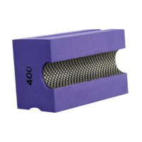 Ioensy - Bloque De Lijado Manual, Almohadilla De Pulido De Diamante Portátil Para Pulir Baldosas De Hormigón, Grano 400