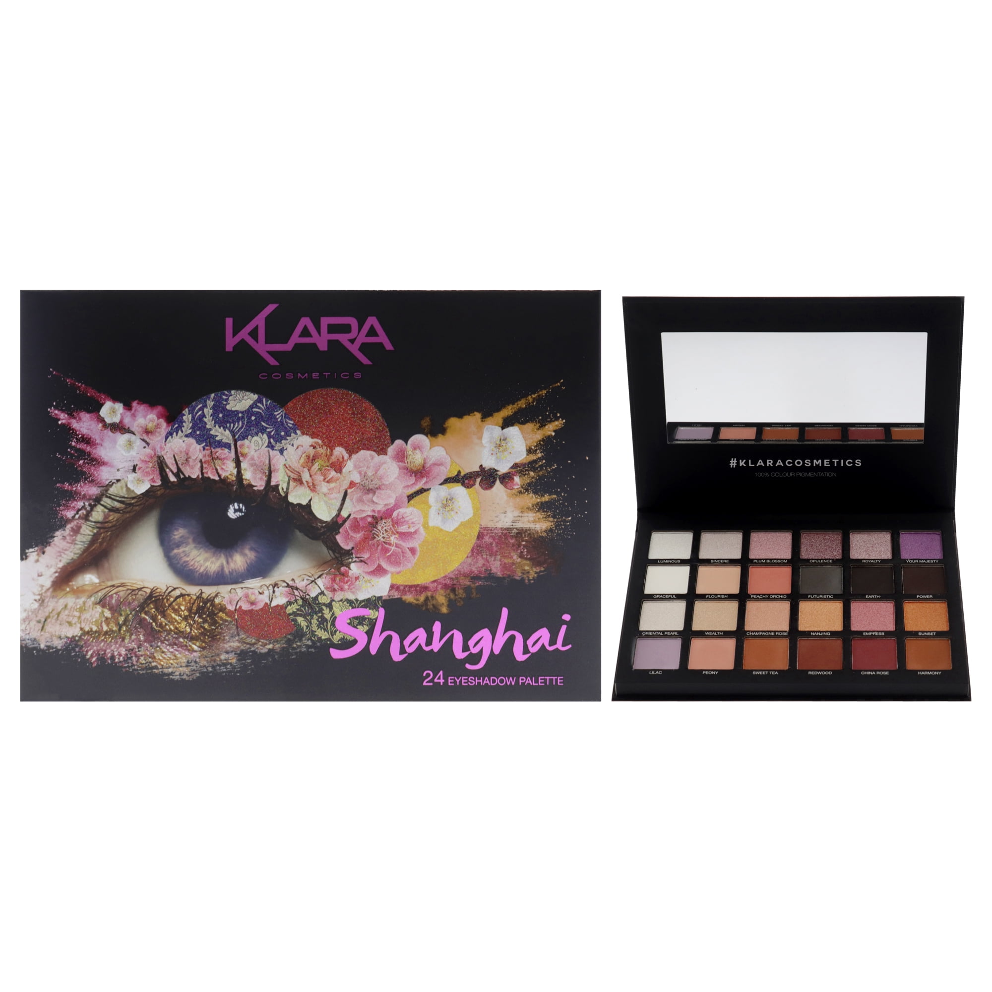 Klara - Paleta De 24 Sombras De Ojos - Shanghái