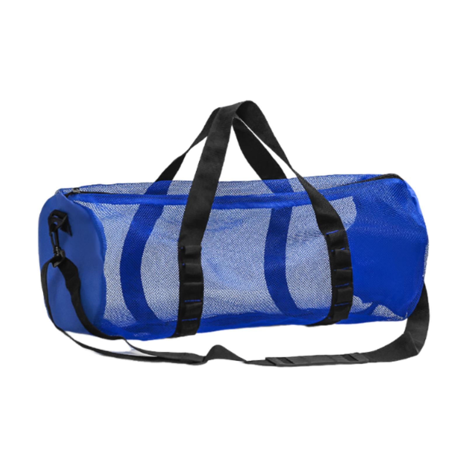 Magideal - Bolso De Lona De Malla Bolso De Bolsillo De La Cremallera Con Correa Para La Correa Del Hombro Mochila Del Gimnasio Para La Piscina Para El Fitness De