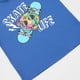 thumbnail image 4 of Polera Niño Kids M/C Print Fluor Azul Corona, 4 of 5