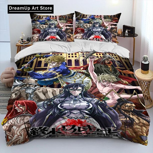 AnimeRecord of RagnarokCartoon Comforter Bedding SetDuvet Cover Bed Set Quilt Cover Pillowcase Bedding Set