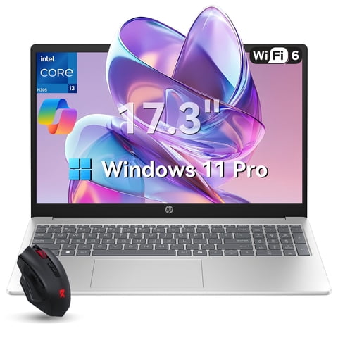 Laptop Hp 2026 De 17.3'' Intel Core I3-N305, 16 Gb De Ram,