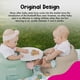 thumbnail image 4 of Asiento de suelo para bebé Bumbo Soft Foam con arnés ajustable, color topo, 4 of 9