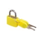 thumbnail image 2 of Candado Pequeño Con Dos Llaves Para Equipaje Maleta Bolsa Amarillo, 2 of 5